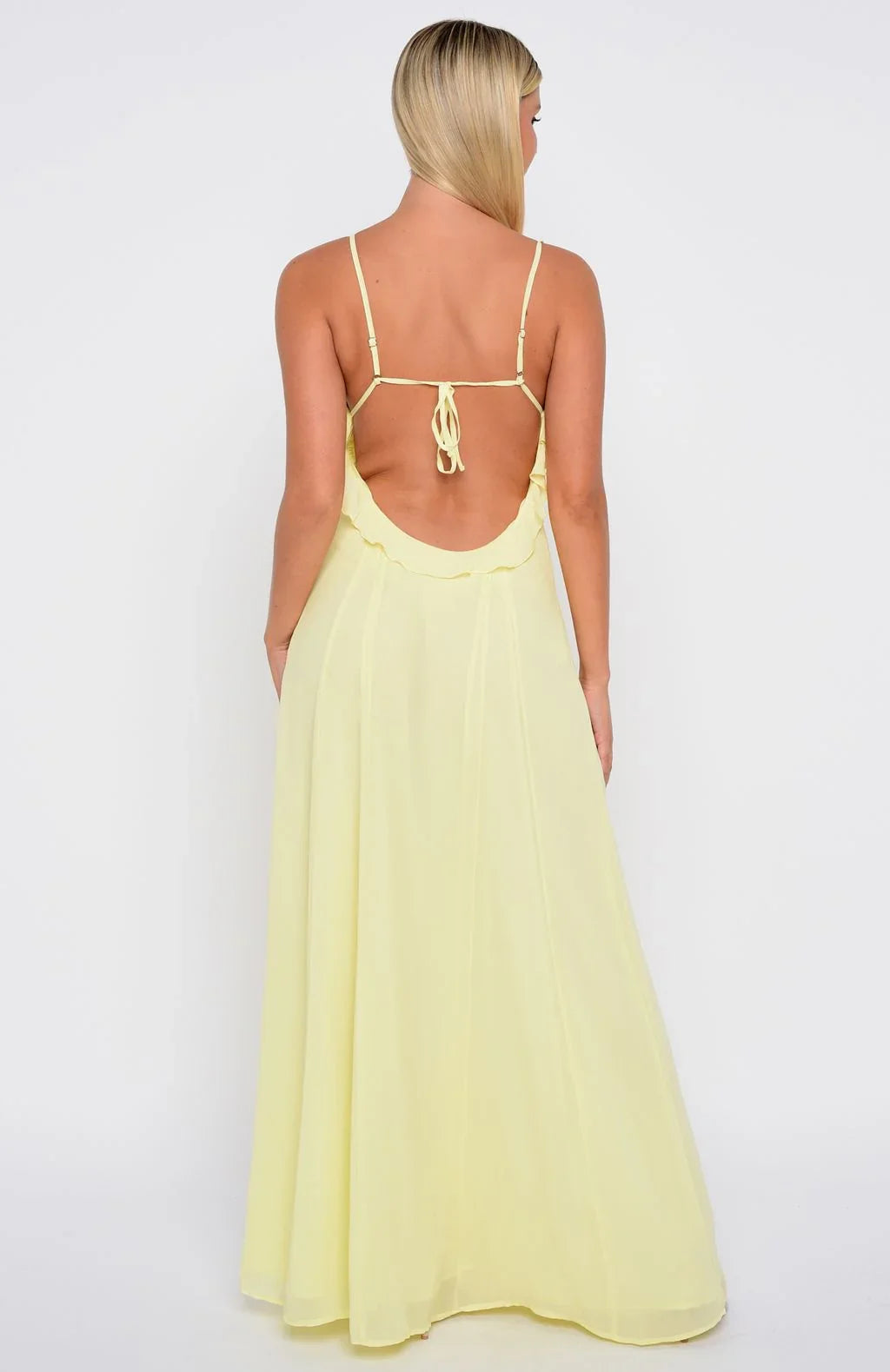 Self Sabotage Maxi Dress Lemon